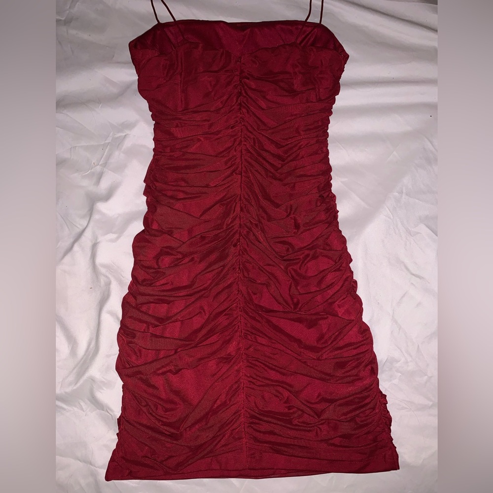 cute ruched club dress! - Picture 3 of 7